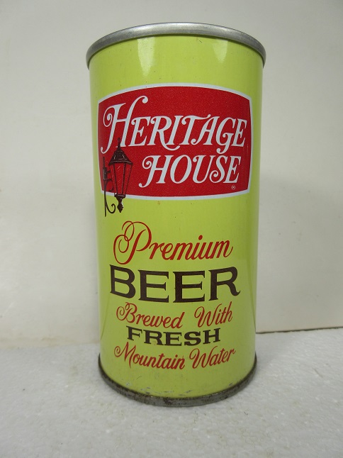 Heritage House -Pittsburgh - 'Brewed With Fresh Mtn Water' - T/O - Click Image to Close